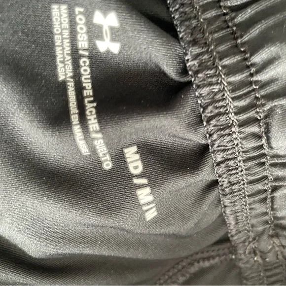 Under Armour Loose Fit Shorts Trio in Black, Gray, and Blue - Picture 8 of 10